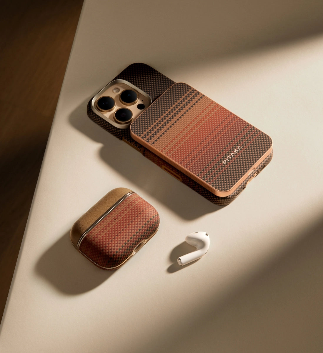 Aramidfaser-Hülle für AirPods Pro 2 / AirPods Pro / AirPods 4