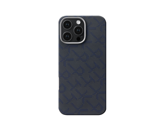 PITAKA Monogramm Taktile Gewebte Hülle für iPhone 16 Pro/Pro Max/iPhone 15 Pro/Pro Max/Galaxy S24 Ultra
