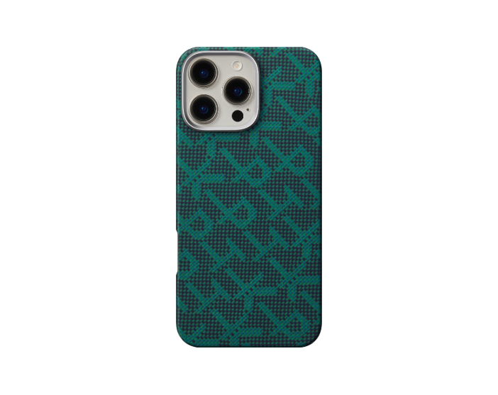 PITAKA Monogramm Taktile Gewebte Hülle für iPhone 16 Pro/Pro Max/iPhone 15 Pro/Pro Max/Galaxy S24 Ultra