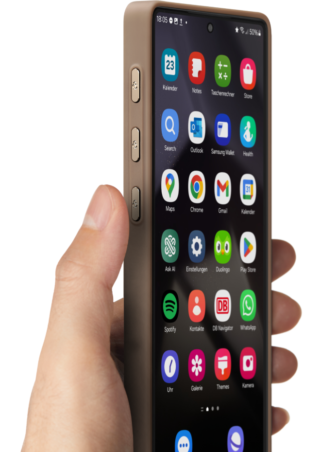 PinButton Case für Galaxy S25 Ultra & Galaxy S24 Ultra