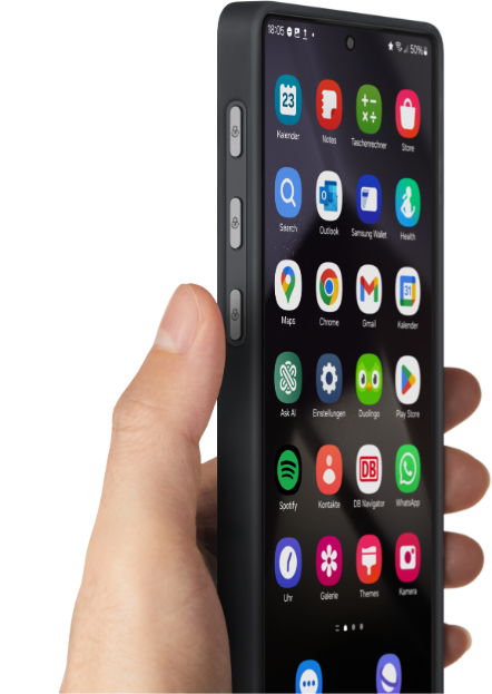 PinButton Case für Galaxy S25 Ultra & Galaxy S24 Ultra